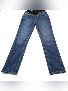 GAP Maternity Full Panel Straight Leg Jeans Size31/12 Excellent Used Condition